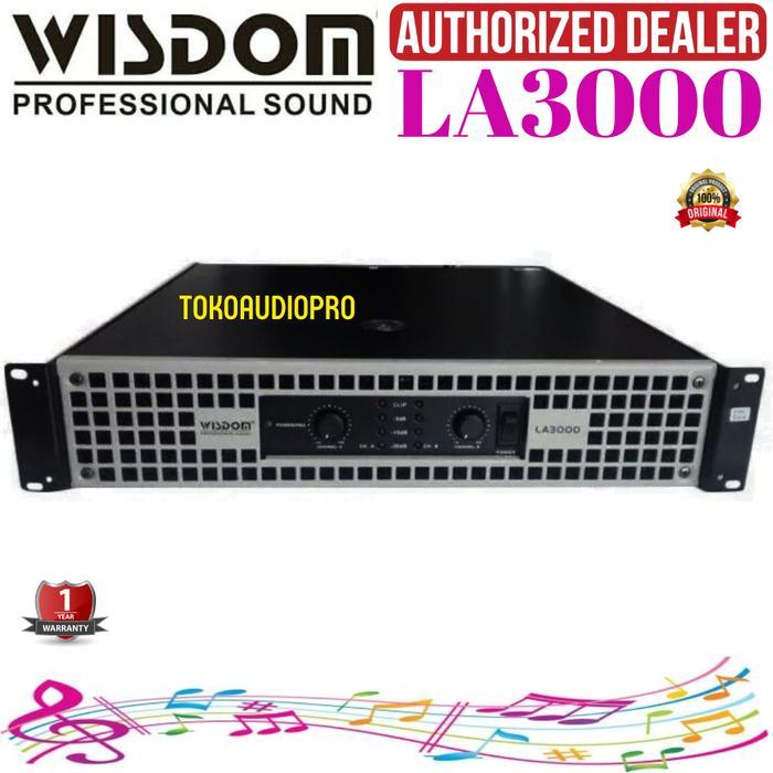 Power Wisdom LA3000 2-Channel Power Amplifier La-3000