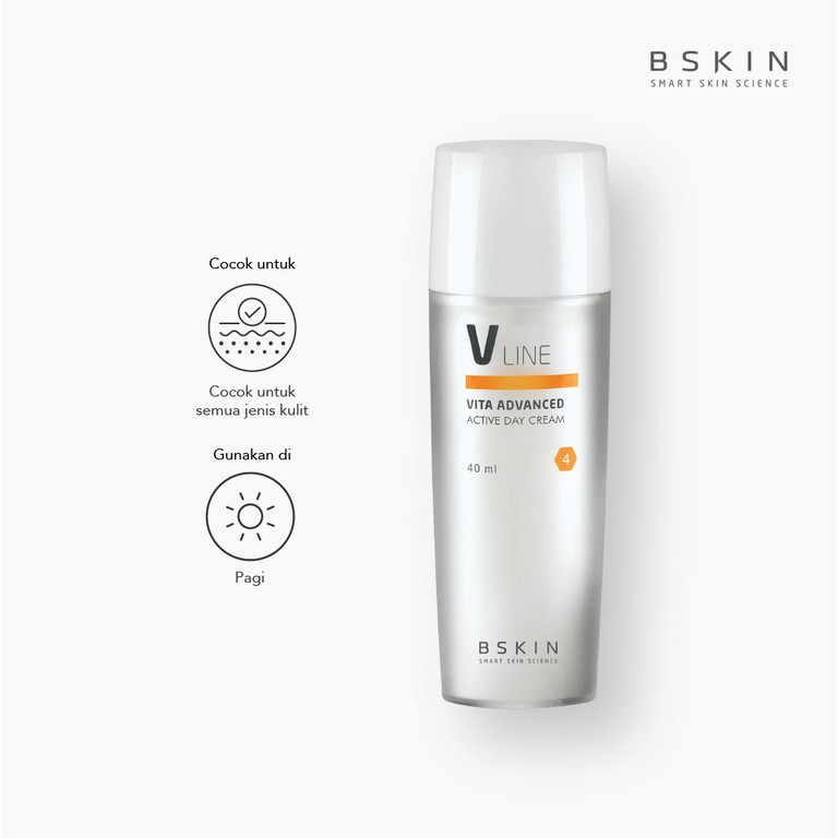 Vline bskin v4 day cream kemasan baru exp 2029 segel