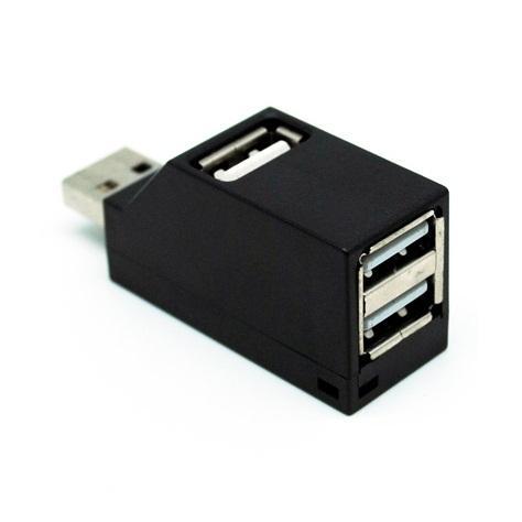 USB Hub Mini 3 Port Perbanyak Colokan Transfer Data Tinggi untuk Komputer dan Laptop
