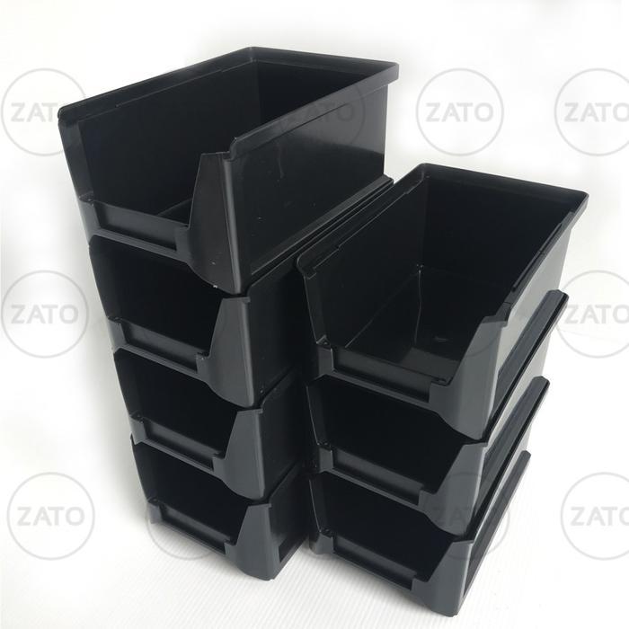 READY BESAR isi 4 pcs Kotak Plastik Stackable rak susun rak komponen