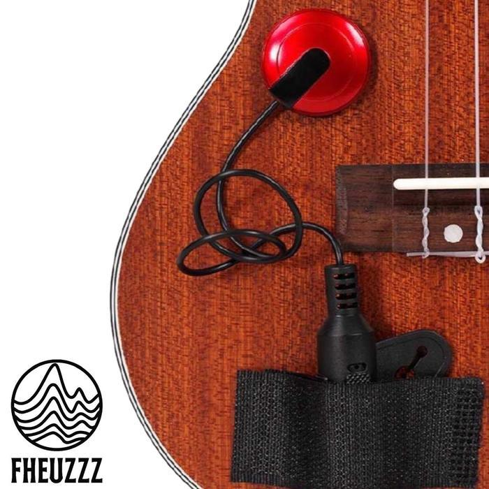 Pickup Gitar Biola Banjo Mandolin Ukulele Tempel Piezo Kontak Mikrofon