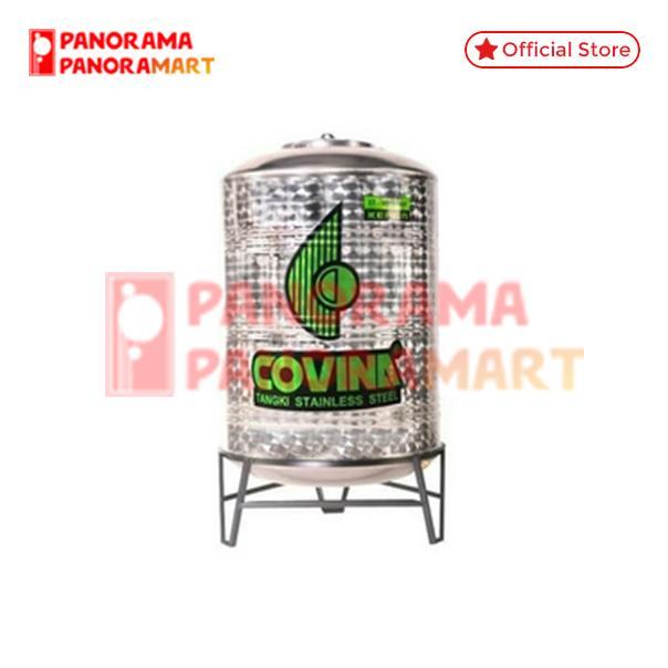 TANGKI AIR / TANDON / TANGKI STAINLES COVINA 500 LTR - KAKI + APUNG