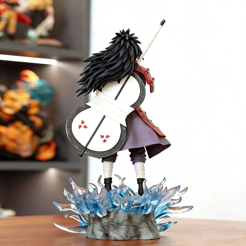 25cm/42cm Anime Naruto GK Uchiha Madara CW Gatekeeper Ver Light Up Figure PVC Statue Collect Model