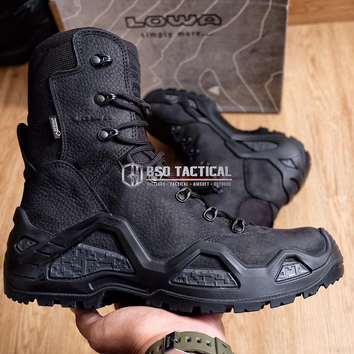 Terbaik Sepatu Tactical Lowa Z8N GTX Goretex Black Military Boots Original Terimakasih