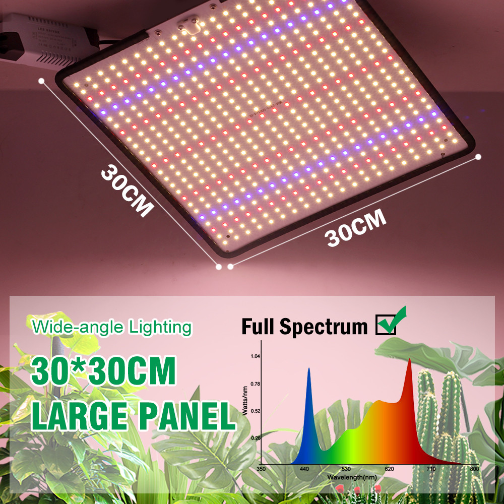 45W LED Growth Light For Measuring Sub Board, Indoor Plant Vegetable Tent Flower Growth Light EU