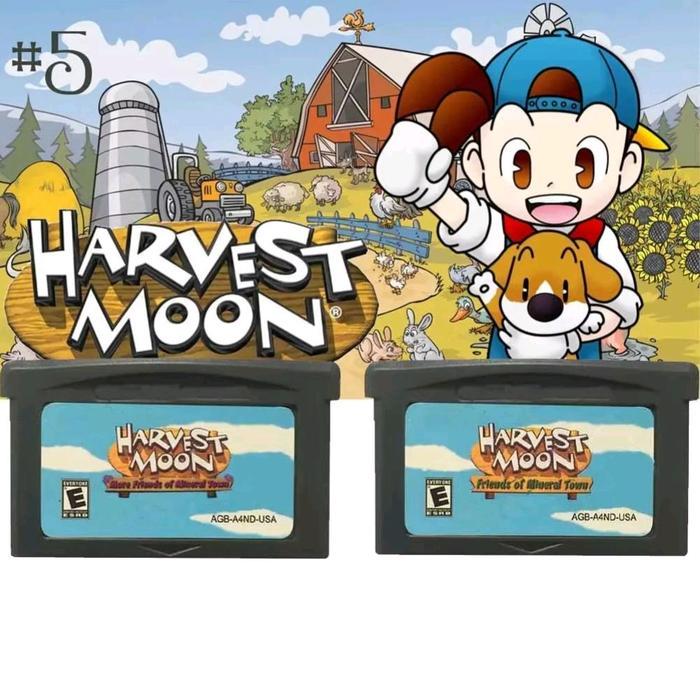 Terlaris Kaset GBA Harvest Moon cartridge gameboy advance gba sp micro ds lite nds SALE