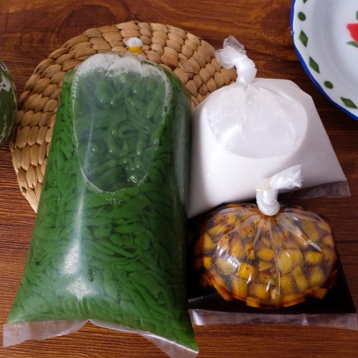 " ES CENDOL DAWET DAUN SUJI ASLI TANPA PENGAWET (INSTAN/SAMEDAY)