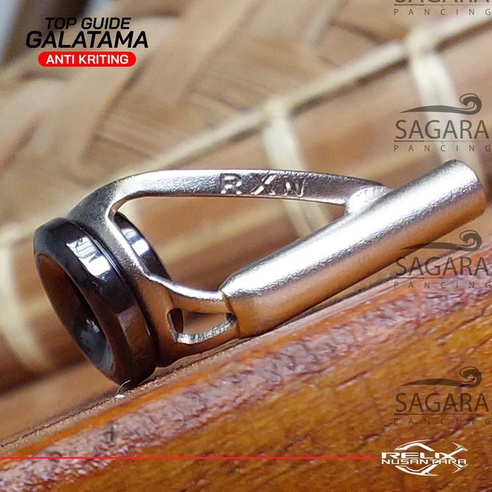 Top Guide Double Keramik Ring Guide Anti Keriting Joran Galatama Relix Nusantara Marit Ujung