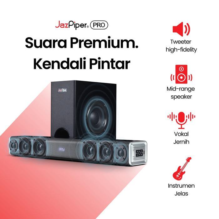 Nubashop - Jazpiper Pro - Professional Karaoke Soundbar Home Theatre Soundbars Alat Karaoke Rumahan
