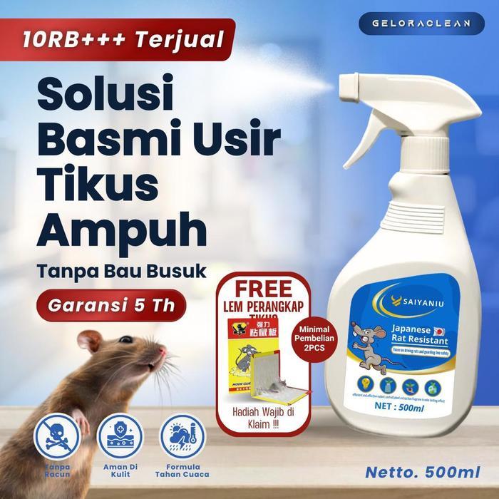 READYY Gelora Clean - Japanese Rat Res Umpan Racun Tikus Cairan Semprotan Anti Tikus Racun Tikus