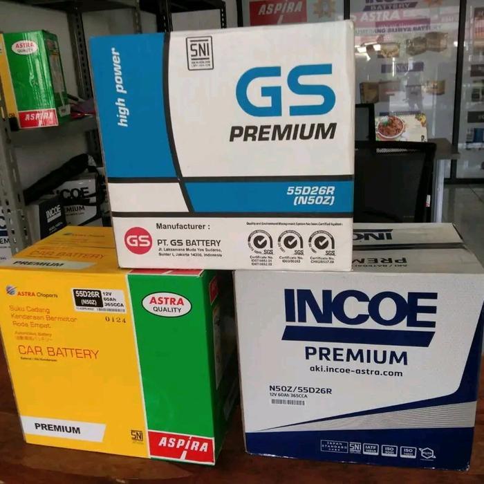 aki mobil incoe dan GS jenis kering