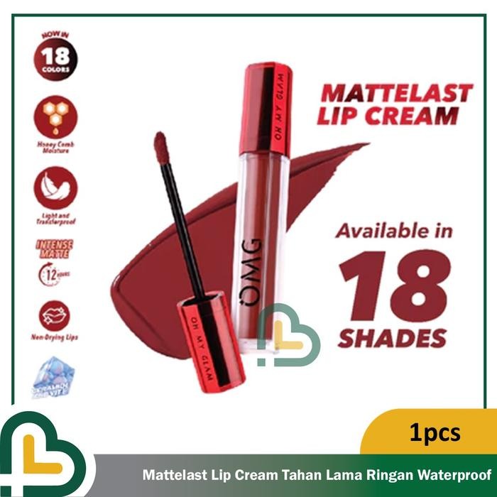 OMG OH MY GLAM Mattelast Kiss Lip Cream Lipstick Ombre Lipstik LIPCREAM ORIGINAL