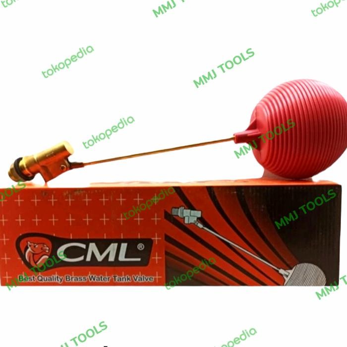 HARGA DISKON Pelampung bola kuningan CAMEL 1/2" - CAMEL Pelampung Air kuningan