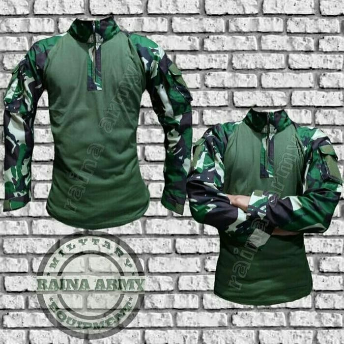 kwf6 Kaos Tactical Bdu Combat Loreng Malpinas Tni Ad + Bonus