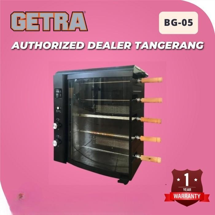 Ready GAS ROTISSERIE OVEN GETRA BG 05 / MESIN PEMANGGANG AYAM SISTEM PUTAR