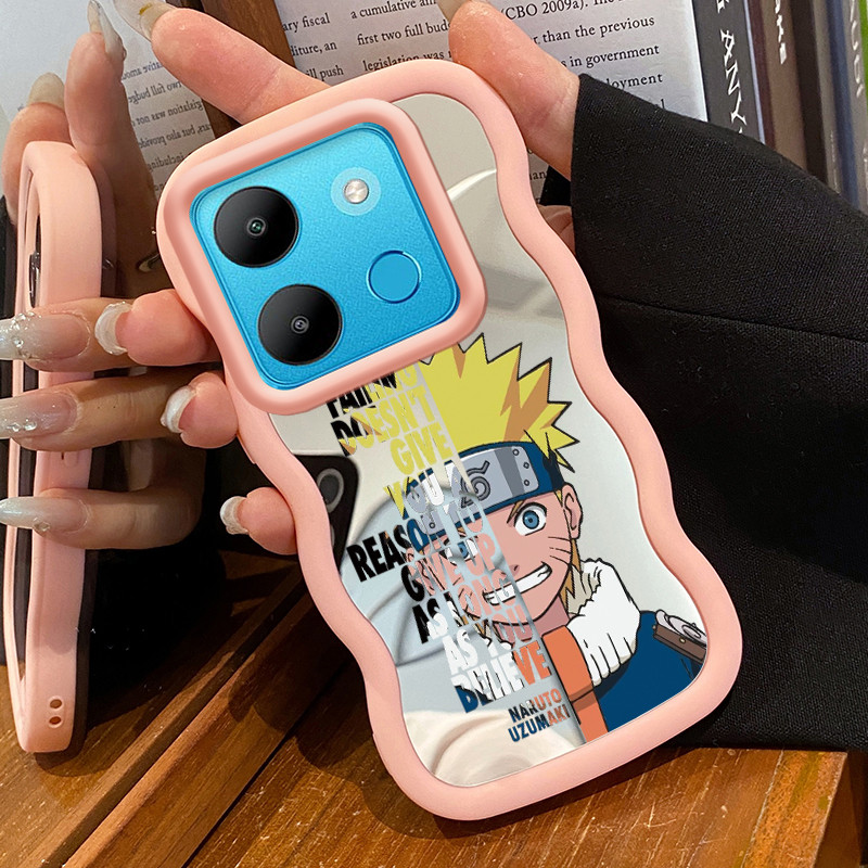 Casing Untuk Infinix Smart 7 Case Casing HP Pola Anime Pria Kesing Kasing Macaron Mirror Cesing Sili