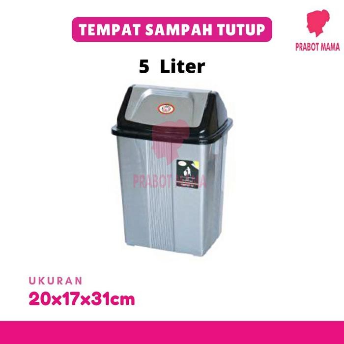 Tempat Sampah Tutup Goyang MKW Berkualitas / Tong Sampah Plastik /