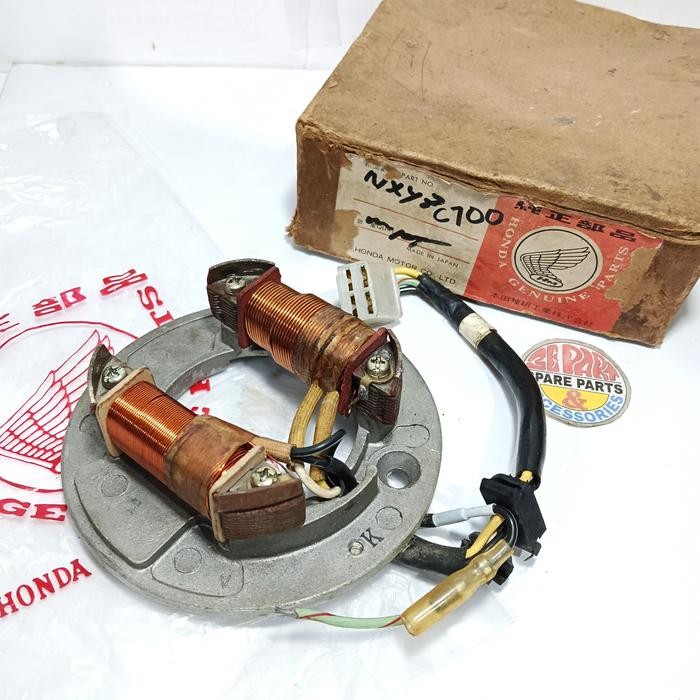 SPUL SPOOL ASSY C700 C800 SUPER CUB SET SPULL MAGNET LAMPU PIRINGAN DUDUKAN
