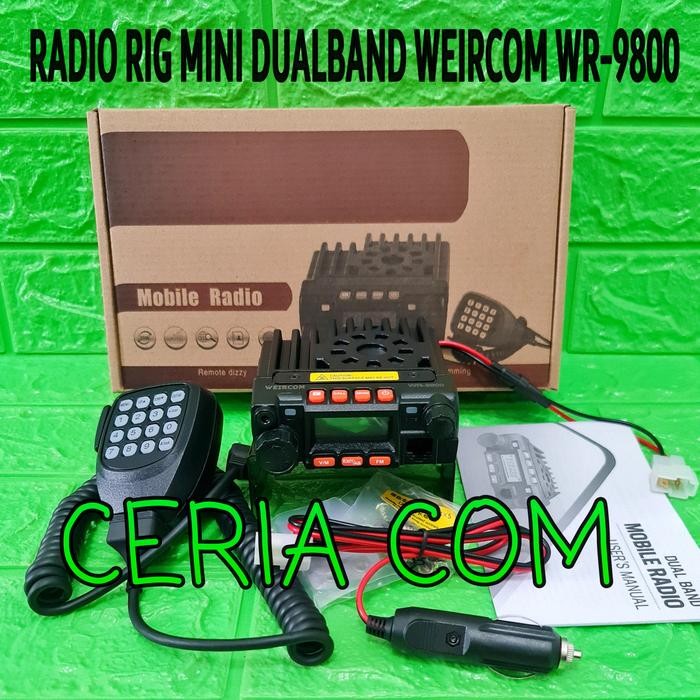 RADIO RIG MINI WEIRCOM WR-9800 MIRIP UV8900 REDELL ASIMOTON WEIRWEI