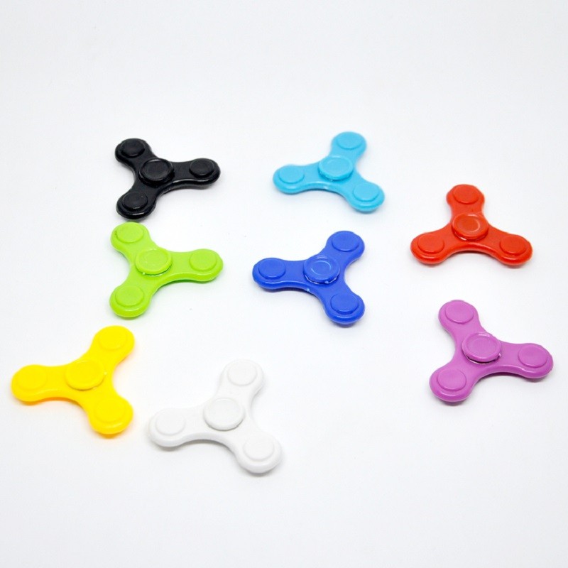 10Pcs Mini FigetS Hand Spinner For Children Anti Stress Focus Gyro Finger Gyroscope Funny Leaf Toys