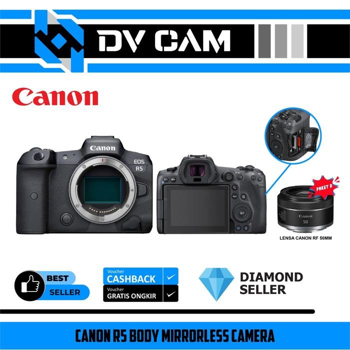 NEW Canon EOS R5 Body Only Canon R5 Body Mirrorless Camera