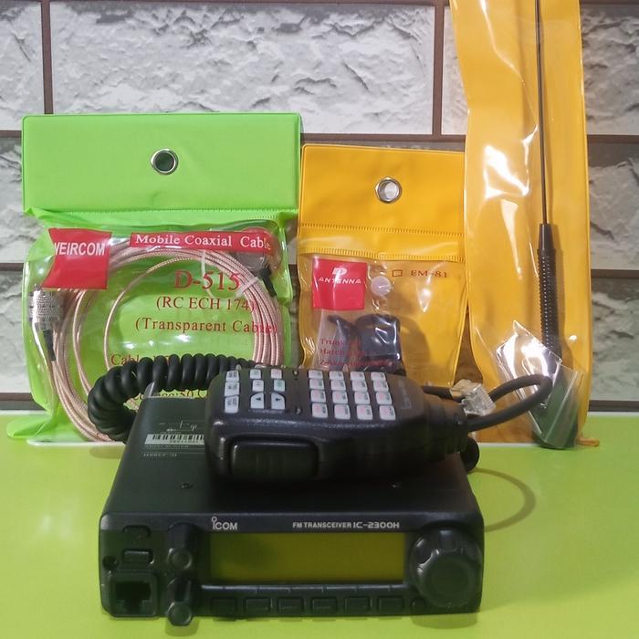 Paket Radio Rig Icom Ic-2300H Plus Antena Breket Bagasi