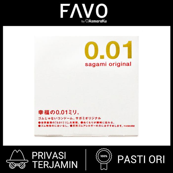 vts1- Kondom Tipis Sagami Original 001 Isi 1 Pcs - Kondom Paling Tipis