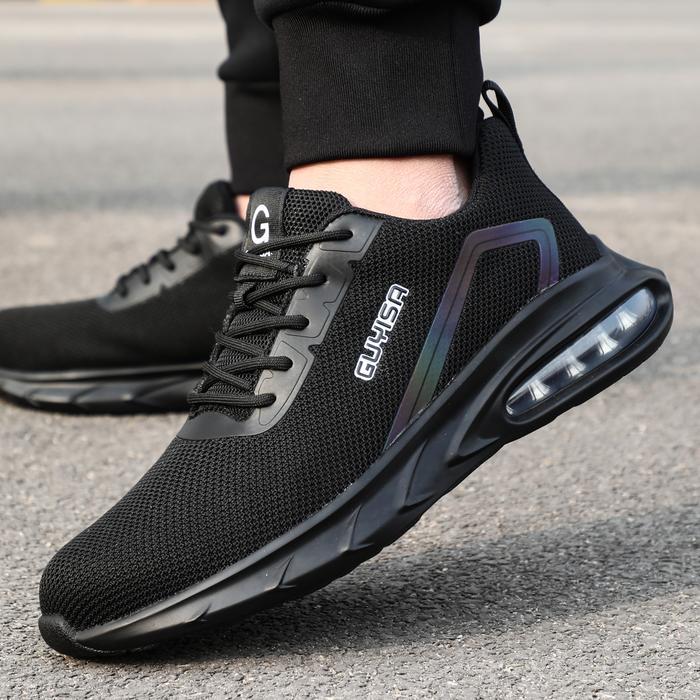 gjah Alfathi Sepatu Safety Ringan Ori By Guyisa Black Light