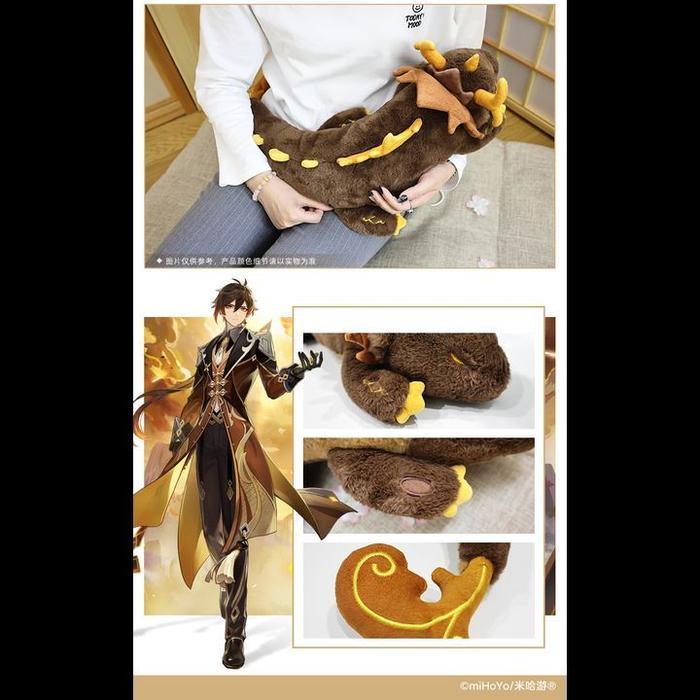 STOK TERBATAS  ZHONGLI REX LAPIS / MORAX BIG PLUSH (67CM) - GENSHIN IMPACT TERJANGKAU