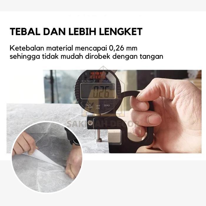 Wallpaper Stiker Dinding Motif Marmer Wallpaper Keramik Untuk Interior Dapur