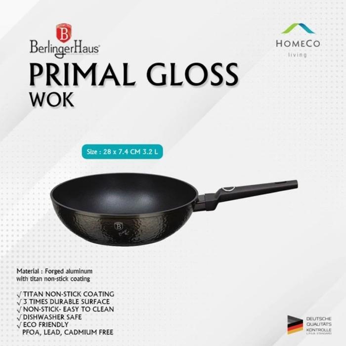 Berlinger Haus Wok 28 Cm Primal Gloss Collection