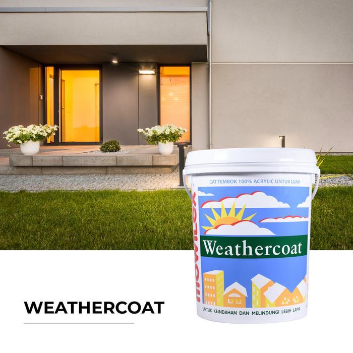 ><><><] Mowilex WEATHERCOAT 20L Cat Tembok Exterior Eksterior Luar 20 Liter