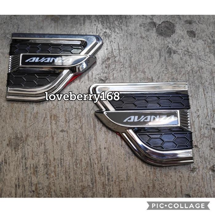 Sepasang Side Air Vent/Side Air Flow Untuk Avanza All New Avanza 04-19