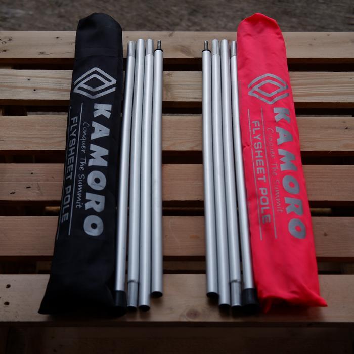 Tiang Flysheet Alumunium Merk Kamoro 210X210 Cm - Frame Sepasang