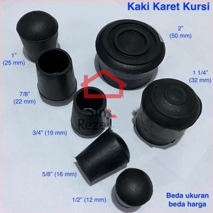 karet kaki kursi 7/8 karet kaki kursi