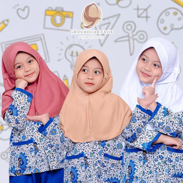 ASLI Hijab TK PAUD an RABBANI Innova SERUT Tutup KERUDUNG Anak BAHAN Premium ADEM Back TO OOL READY