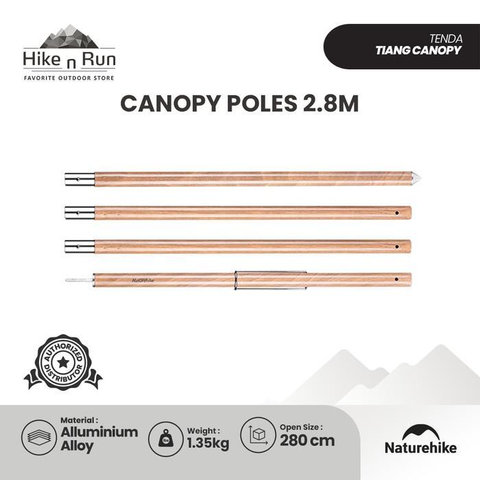 Ready Tiang Kanopi Naturehike NH20PJ048 Canopy Poles 2.8m
