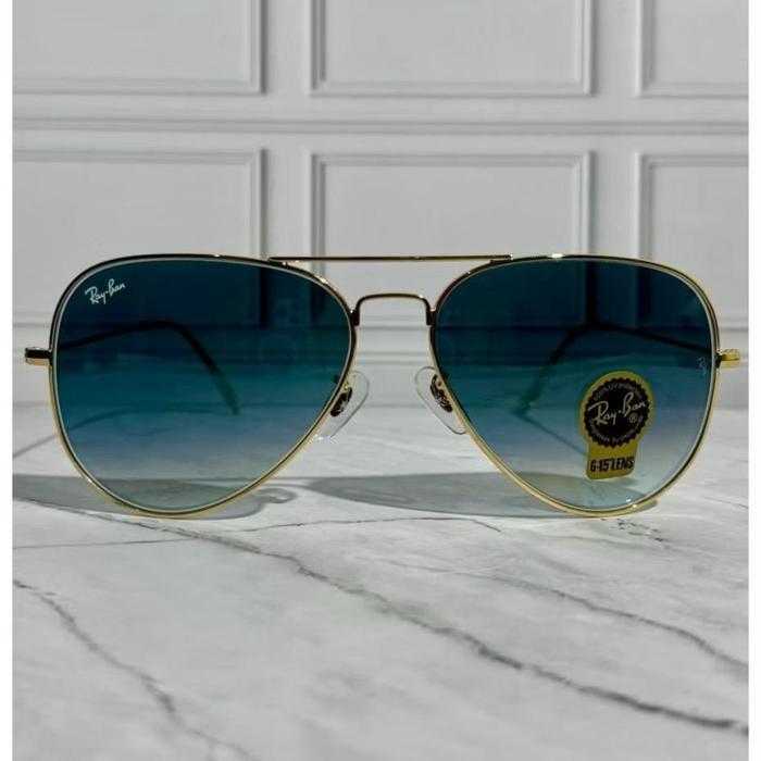 KACAMATA RAYBAN PRIA / WANITA AVIATOR RB3026 BLUE GRADIENT ORIGINAL