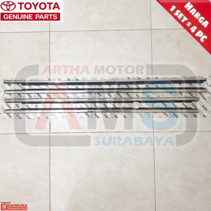 Karet Pelipit List Lis Kaca Mobil Toyota All New Vios Gen 3 Gen3