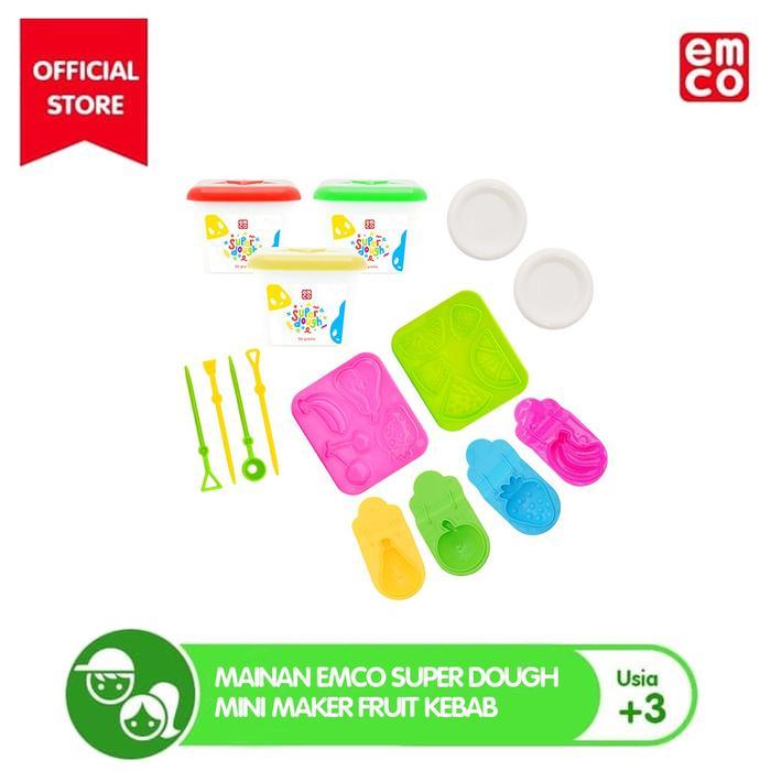 Mainan EMCO Super Dough Mini Maker Fruit Kebab