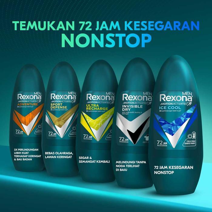 i0cc- Rexona Men Anti-Perspirant Deodorant Roll On Ice Cool 45Ml