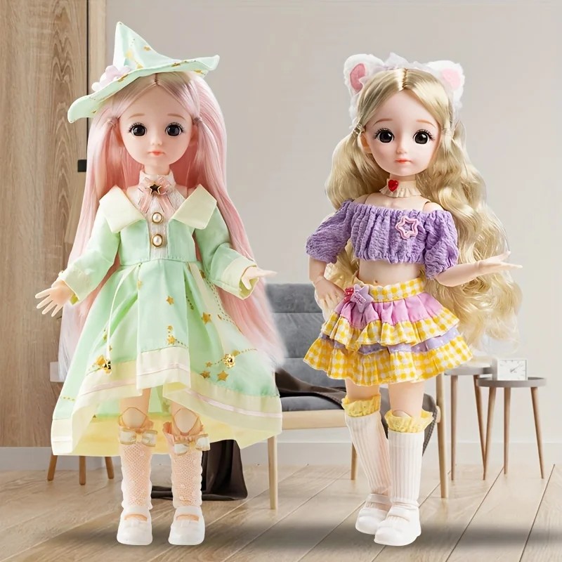 New Movable Joint Doll Toys, Girl Doll Toys, Fashionable Doll Playhouse Toys