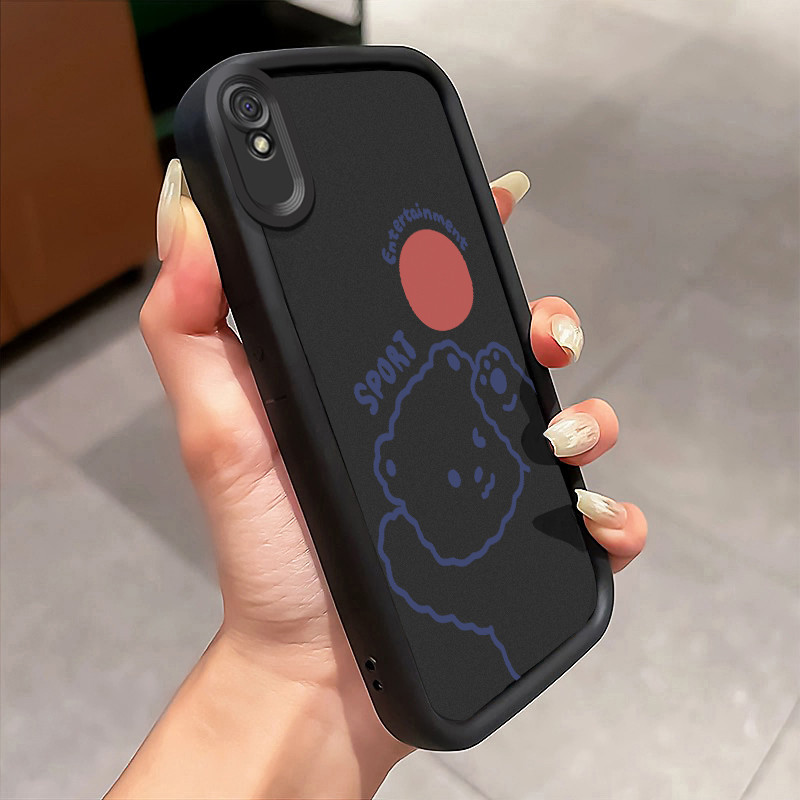Casing Hp Untuk Xiaomi Redmi 9A Redmi 9i Redmi 9T Redmi 9 Power Case Beruang Kecil Sederhana Soft ca