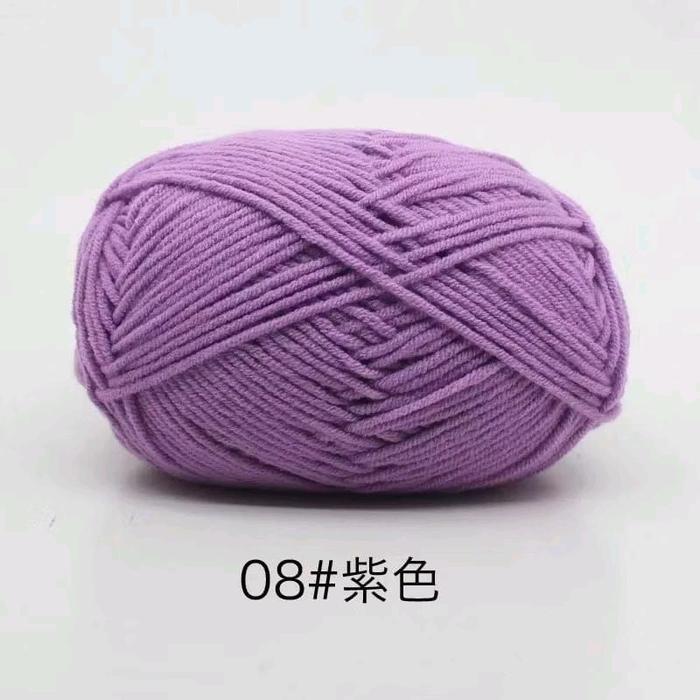 Milk Cotton 4ply / Benang Rajut Katun Susu 4 ply
