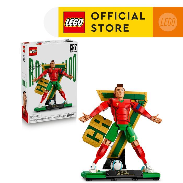 Lego Editions Football 43016 Cristiano Ronaldo Soccer Legend (854 Pieces), Toys, Bricks, Mainan Anak