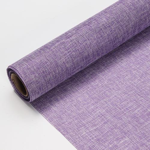 Kain Goni Wrapping Buket Bunga Jute Mesh Roll 48 cm x 5 Yard Warna Lavender