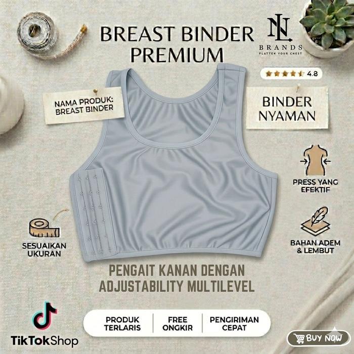 Breast binder Nlbrands 2 layer / perata dada / sport bra binder