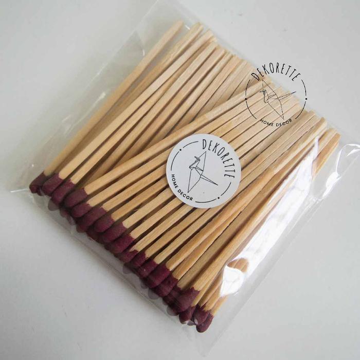 DISKON Korek Api Kayu Aesthetic DEKOORETE -korek api saja