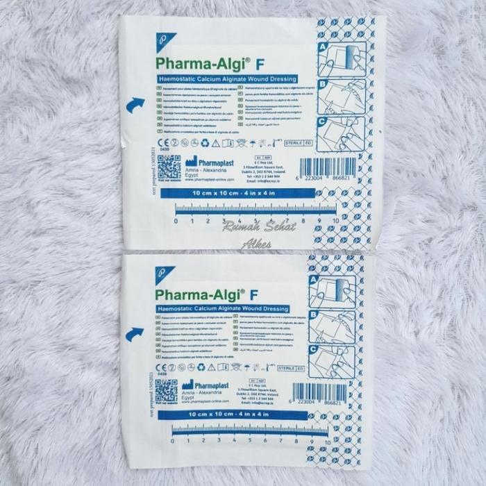 Pembalut Luka Diabetes Bernanah Plester Luka Pharma Algi F 10X10 #Gratisongkir