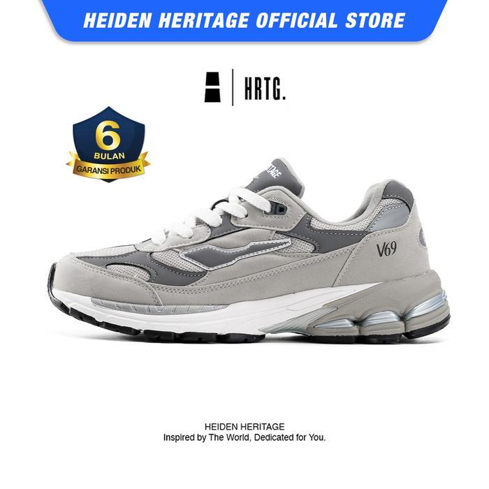 HEIDEN HERITAGE [HRTG] - HRTG V69 - WAR GREY Sneakers Sepatu Pria